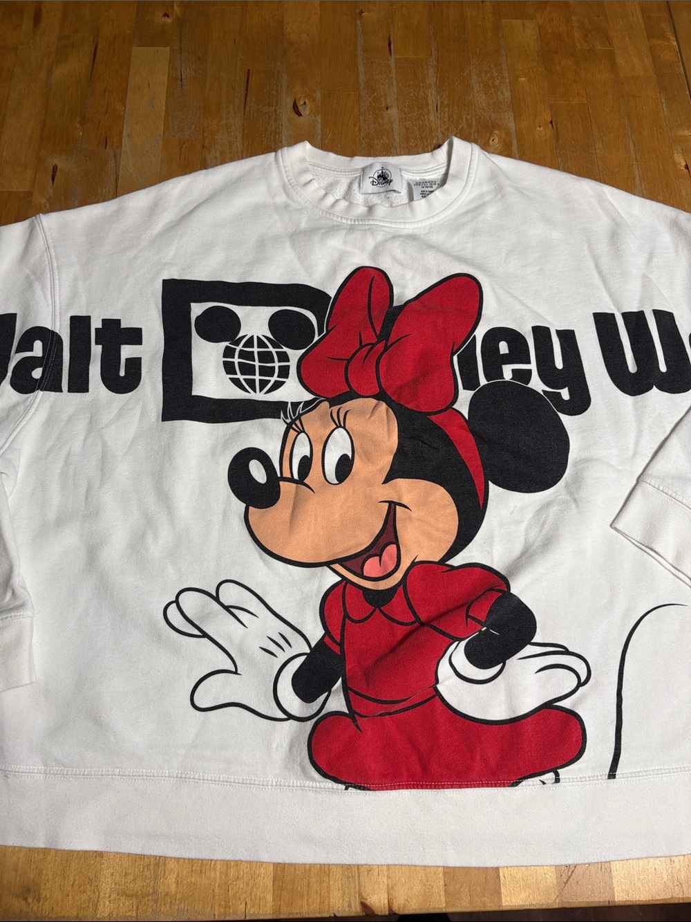 Disney World Minnie Mouse double sided sweatshirt